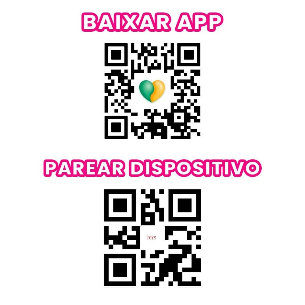 Vibrador Alrora Duas Pontas 9 Modos App Sexy Import