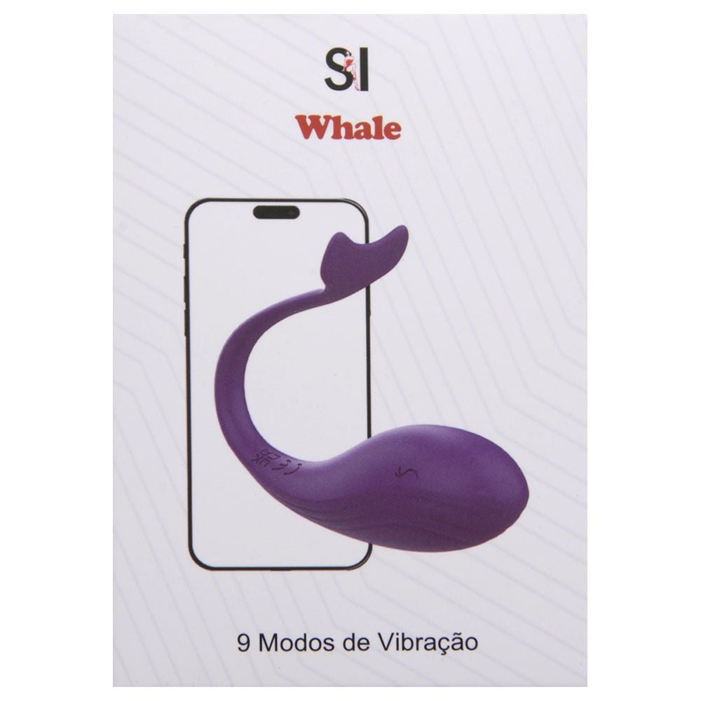 Vibrador Baleia Whale 9 Modos Aplicativo Sexy Import
