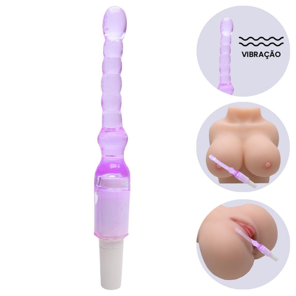 Vibrador Bastão Plug Anal Sexy Import