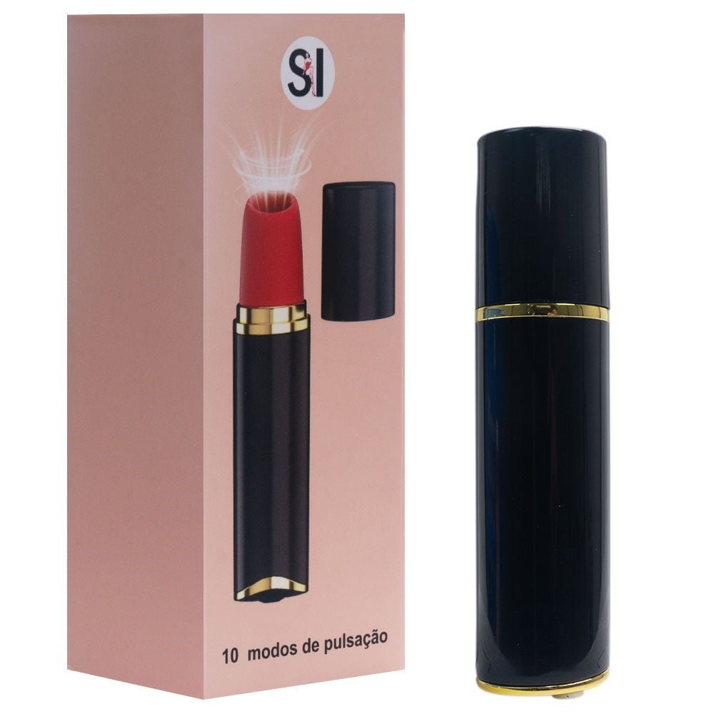 Vibrador Batom Pulsação Recarregável Sexy Import