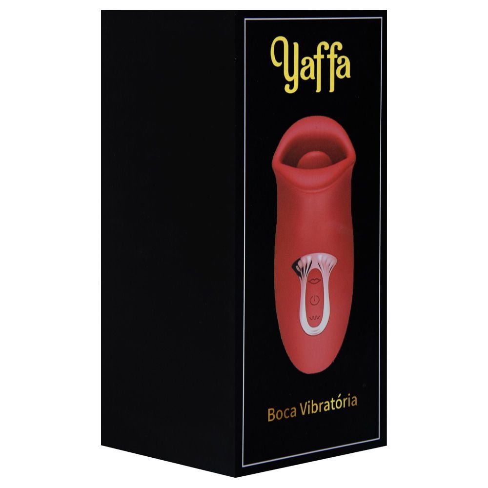 Vibrador Boca 2 Recarga Via Usb 10 Vibrações Yaffa