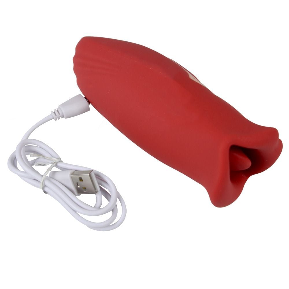 Vibrador Boca 2 Recarga Via Usb 10 Vibrações Yaffa