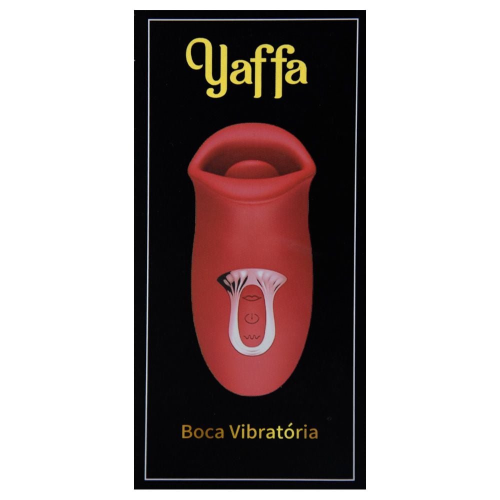 Vibrador Boca 2 Recarga Via Usb 10 Vibrações Yaffa