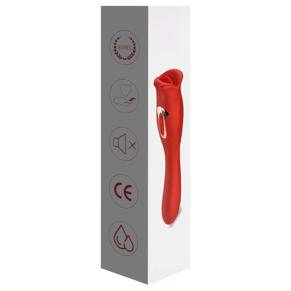 Vibrador Boca Recarga Via Usb 10 Vibrações Yaffa