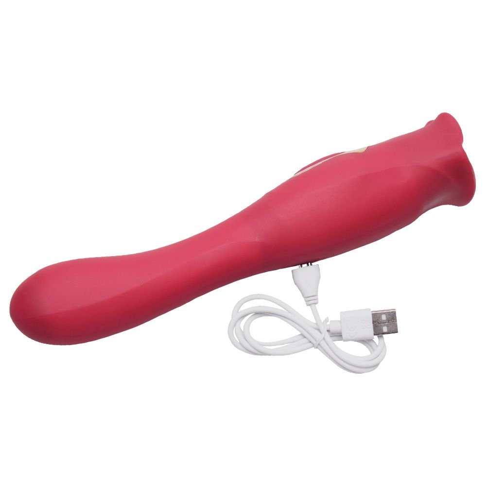 Vibrador Boca Recarga Via Usb 10 Vibrações Yaffa