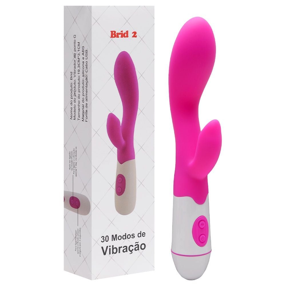 Vibrador Brid 2 30 Modos à Pilha Sexy Import