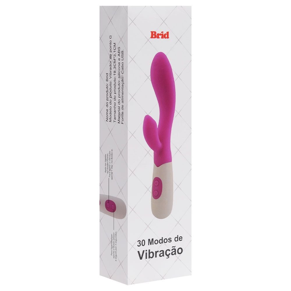 Vibrador Brid 30 Modos Recarregável Sexy Import