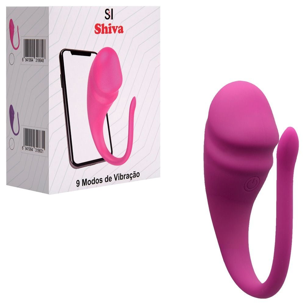 Vibrador Bullet 9 Modos Aplicativo Shiva Sexy Import