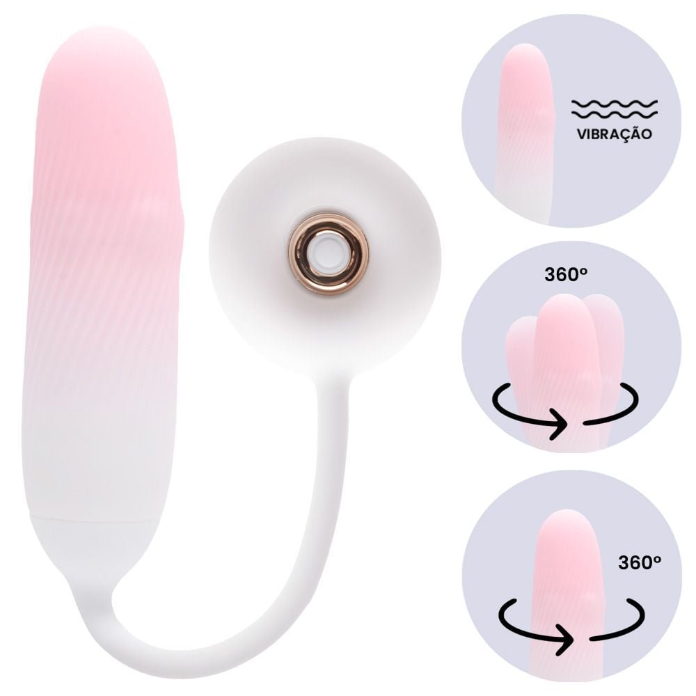 Vibrador Bullet Rotativo Tangle Toy Sexy Import