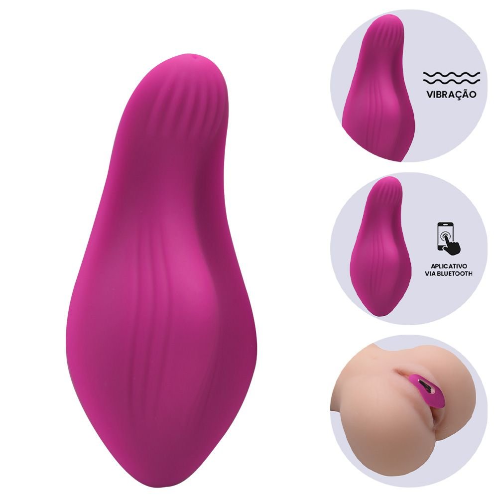 Vibrador Calcinha Aplicativo Estimulador Usb Yaffa