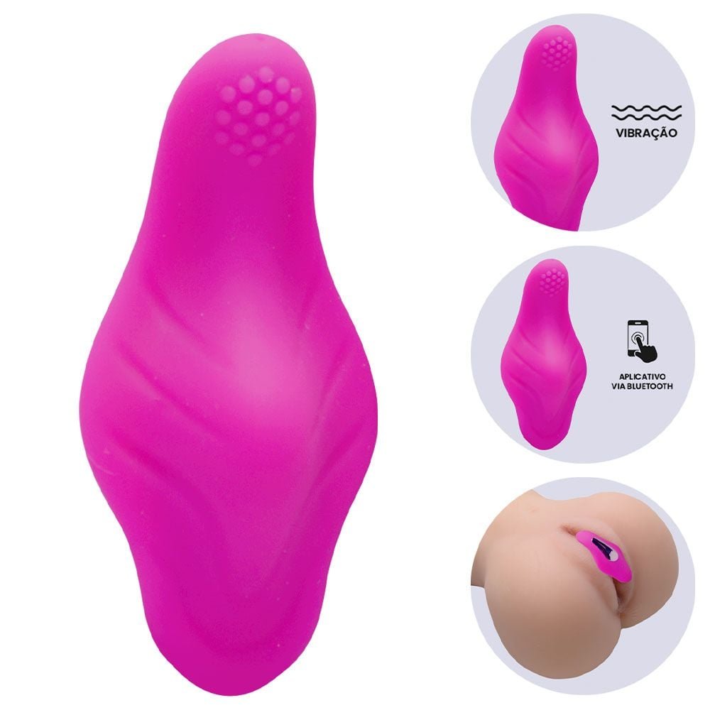 Vibrador Calcinha Via App Estimulador Usb Yaffa