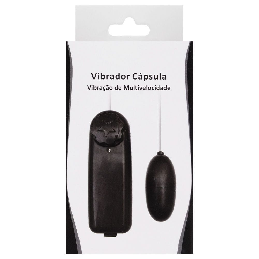 Vibrador Cápsula Bullet Multivelocidade Sexy Import