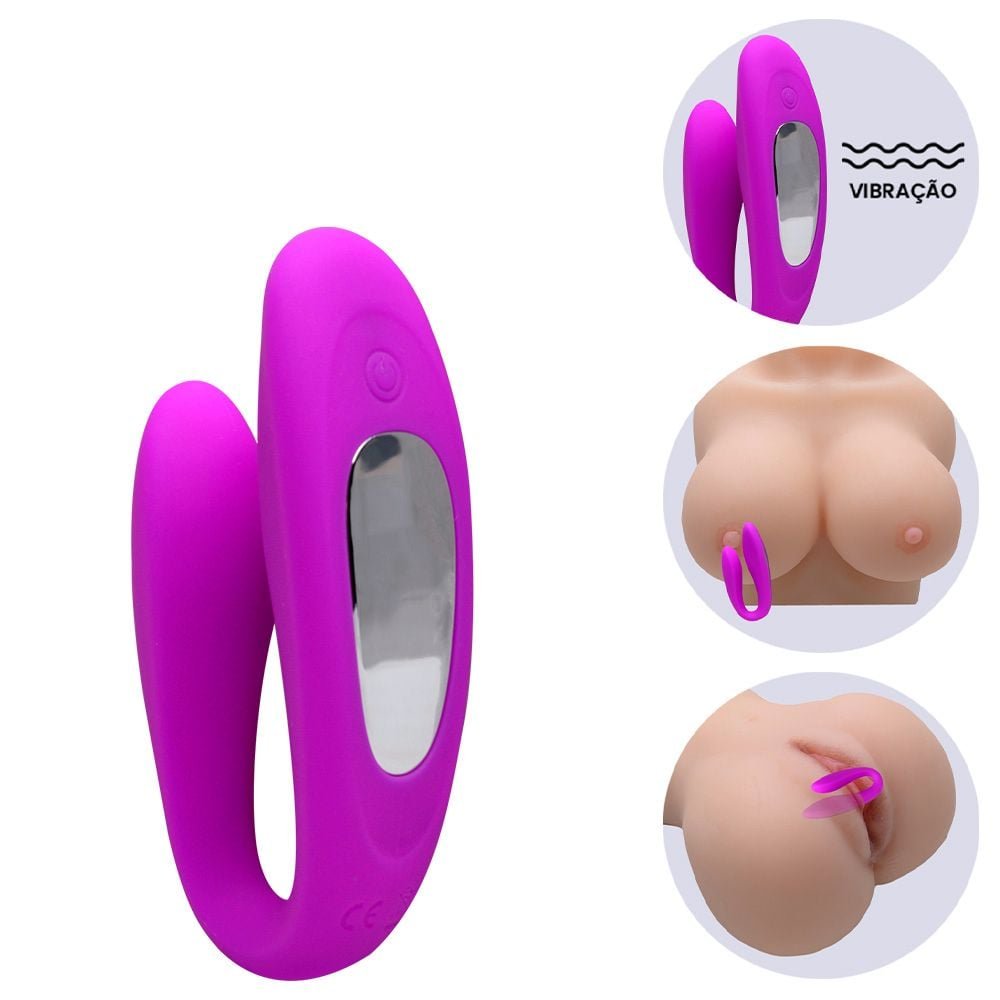 Vibrador Casal 12 Vibrações Wireless Pretty Love Letitia Vipmix