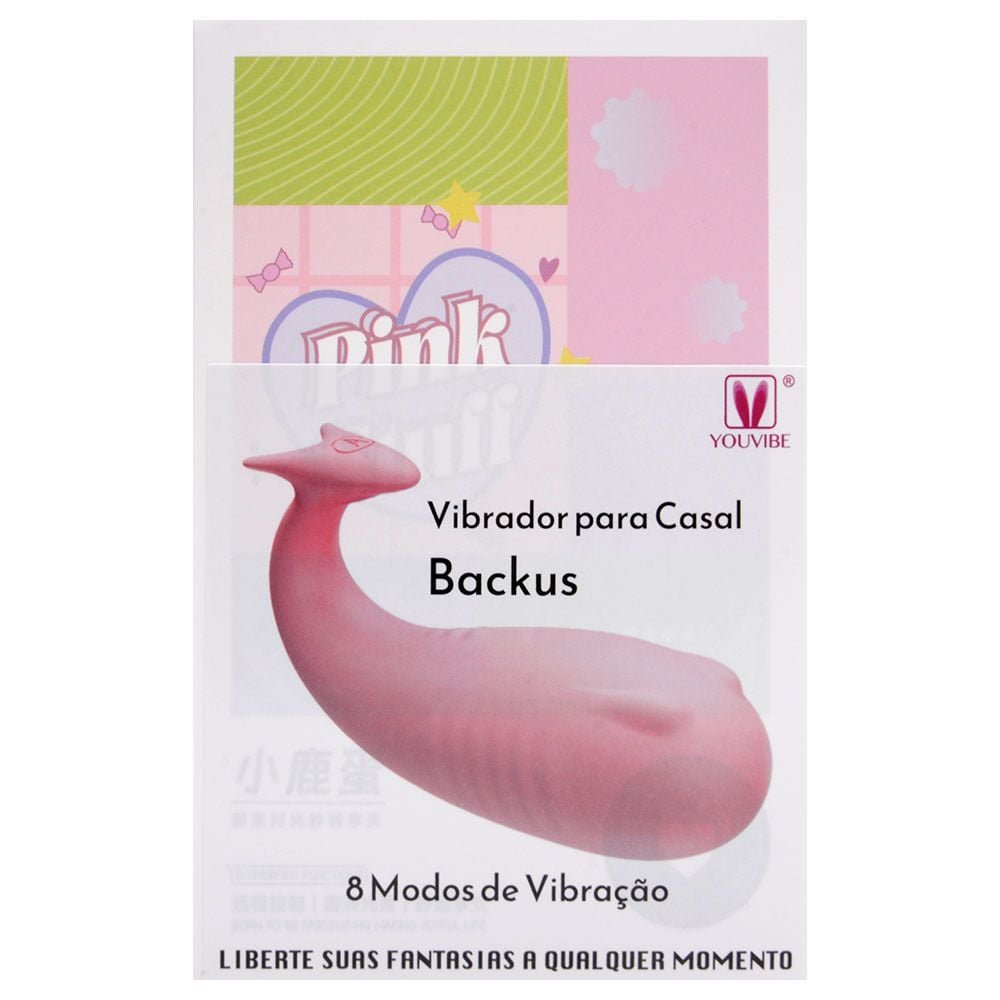 Vibrador Casal 8 Vibrações Backus Youvibe Vipmix