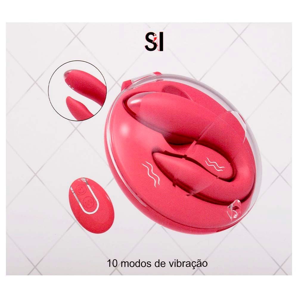 Vibrador Casal Recarregável Remoto Sexy Import