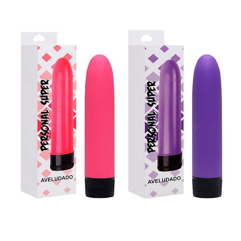 Vibrador Clássico Personal de 13 cm - Aveludado - Rosa