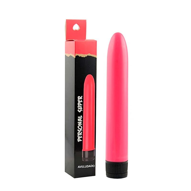 Vibrador Clássico Personal de 18 cm - Aveludado - Rosa