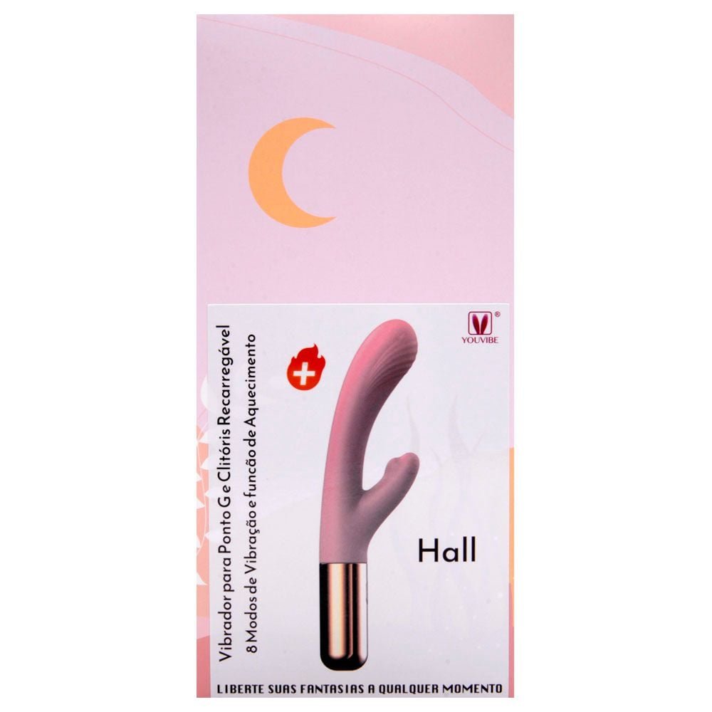 Vibrador Clitóris 8 Vibrações Aquece Hall Vipmix