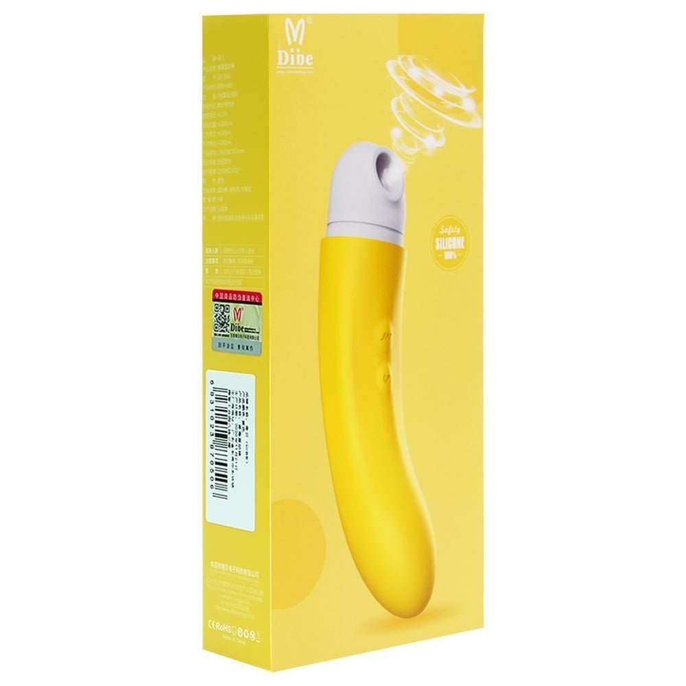 Vibrador Clitóris Pulsação Banana Dibe Sexy Import