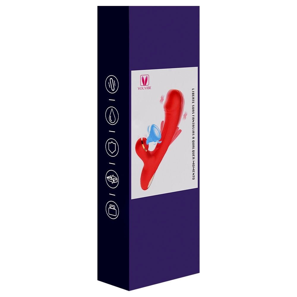 Vibrador Clitóris Pulsação E Tapa Youvibe Vipmix
