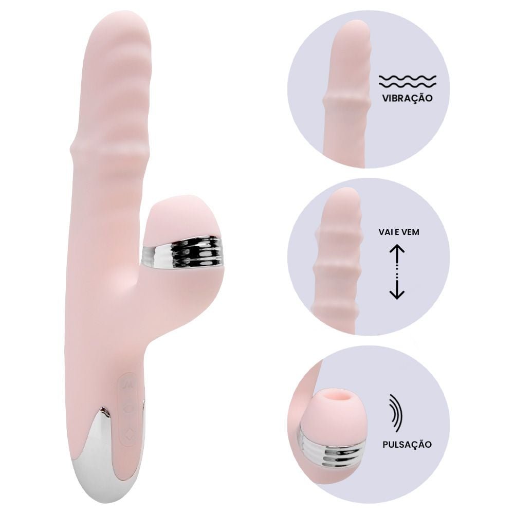 Vibrador Clitóris Pulsação E Vibração Sexy Import