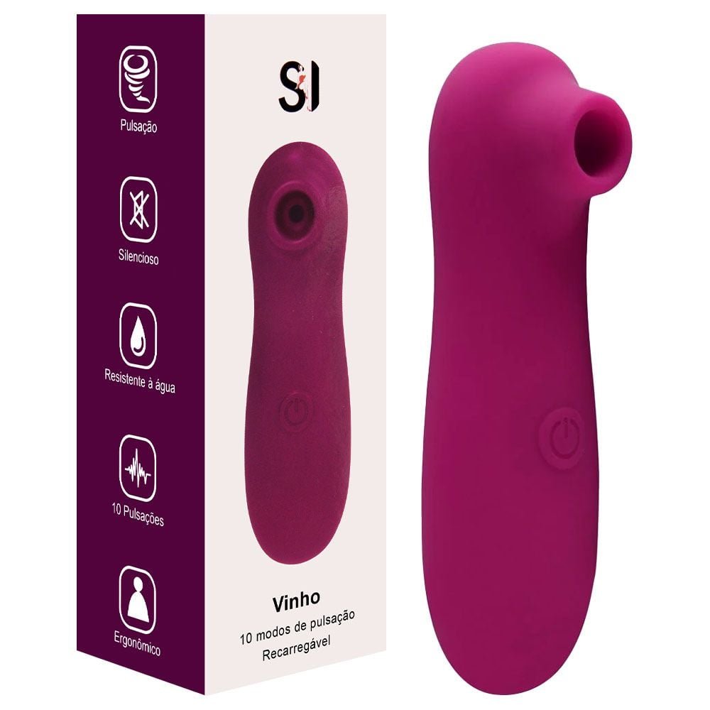Vibrador Clitóris Pulsação Recarregável Sexy Import