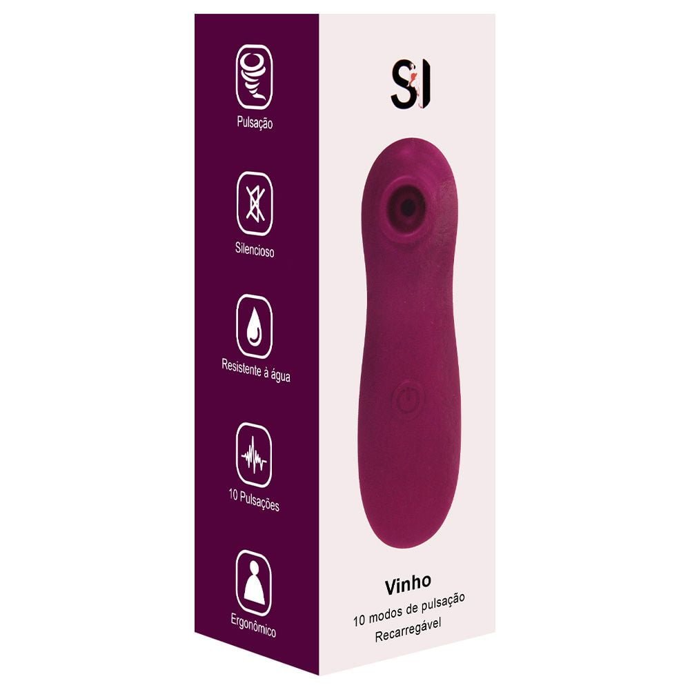 Vibrador Clitóris Pulsação Recarregável Sexy Import