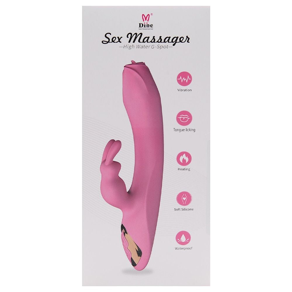 Vibrador Com Aquecimento Rabbit 7 Movimentos Vipmix
