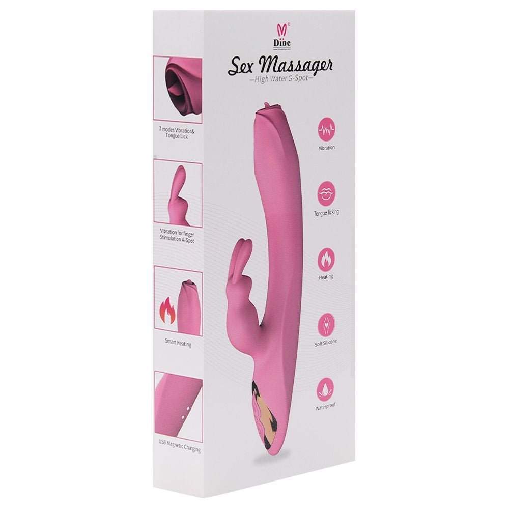 Vibrador Com Aquecimento Rabbit 7 Movimentos Vipmix