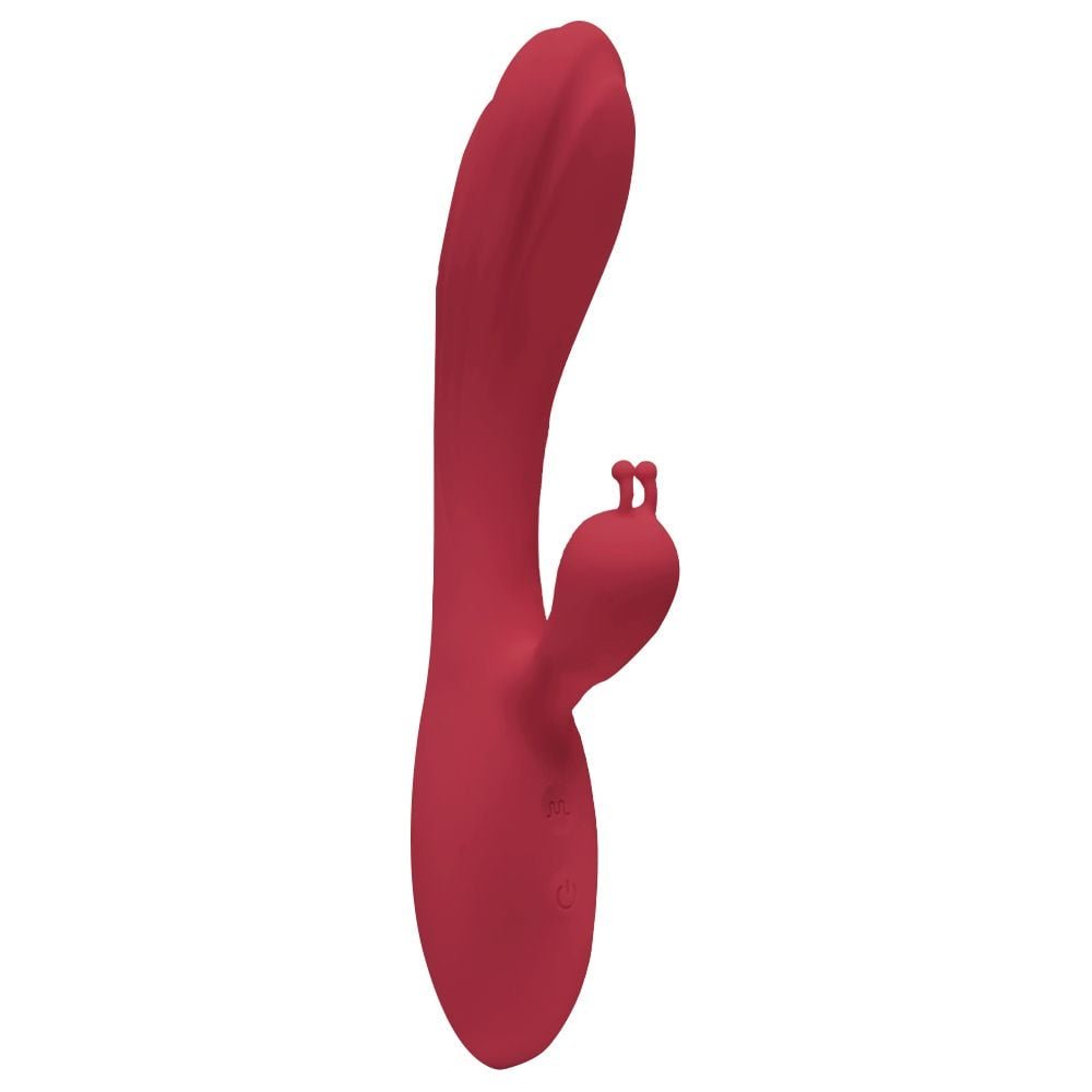 Vibrador Com Estimulador Recarga Usb 12 Modos Yaffa