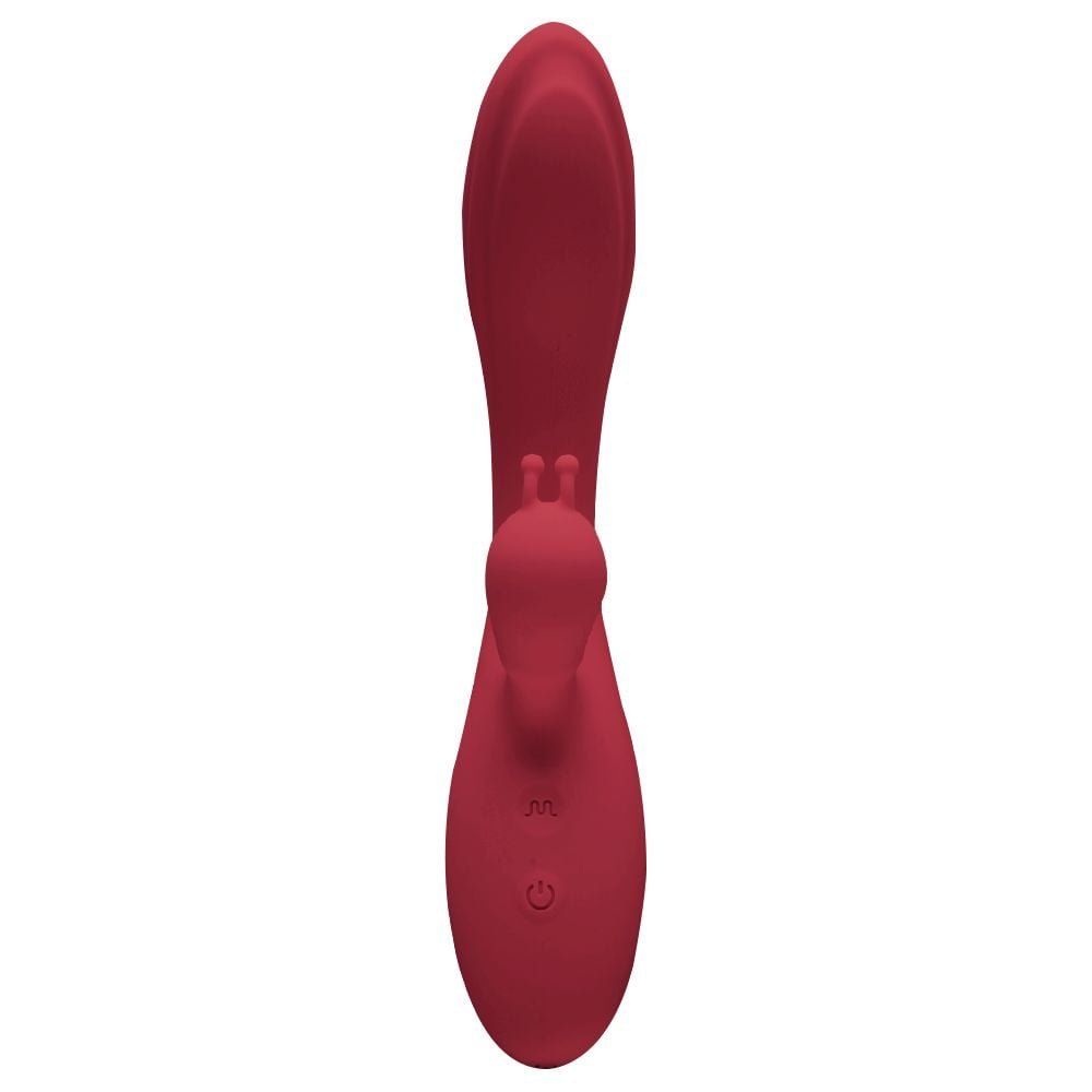 Vibrador Com Estimulador Recarga Usb 12 Modos Yaffa