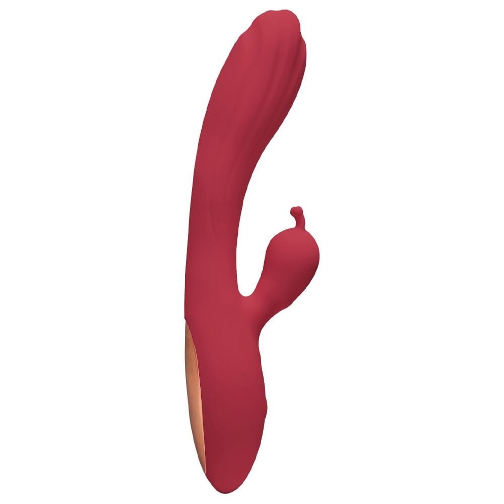 Vibrador Com Estimulador Recarga Usb 12 Modos Yaffa