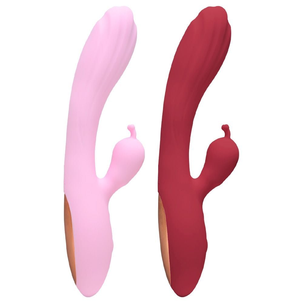 Vibrador Com Estimulador Recarga Usb 12 Modos Yaffa