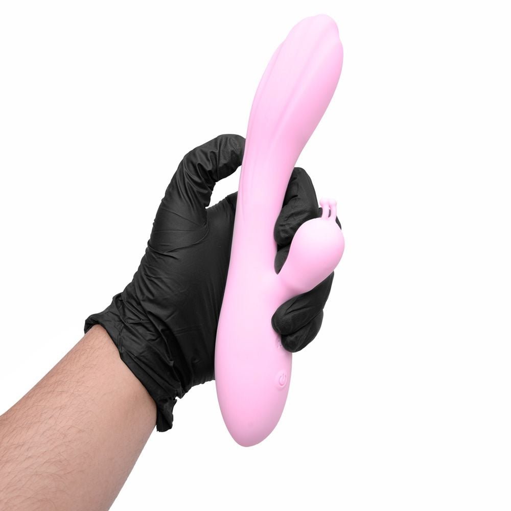 Vibrador Com Estimulador Recarga Usb 12 Modos Yaffa