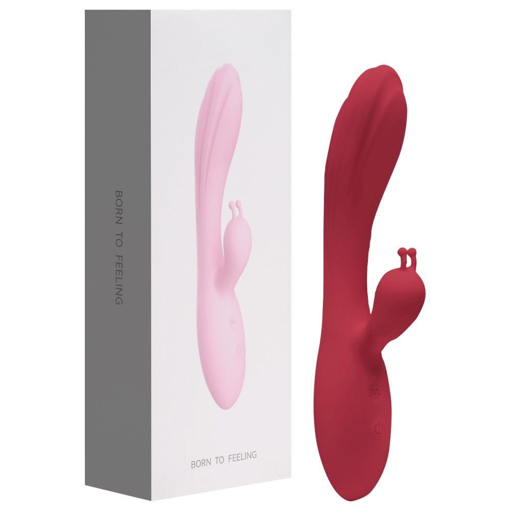 Vibrador Com Estimulador Recarga Usb 12 Modos Yaffa