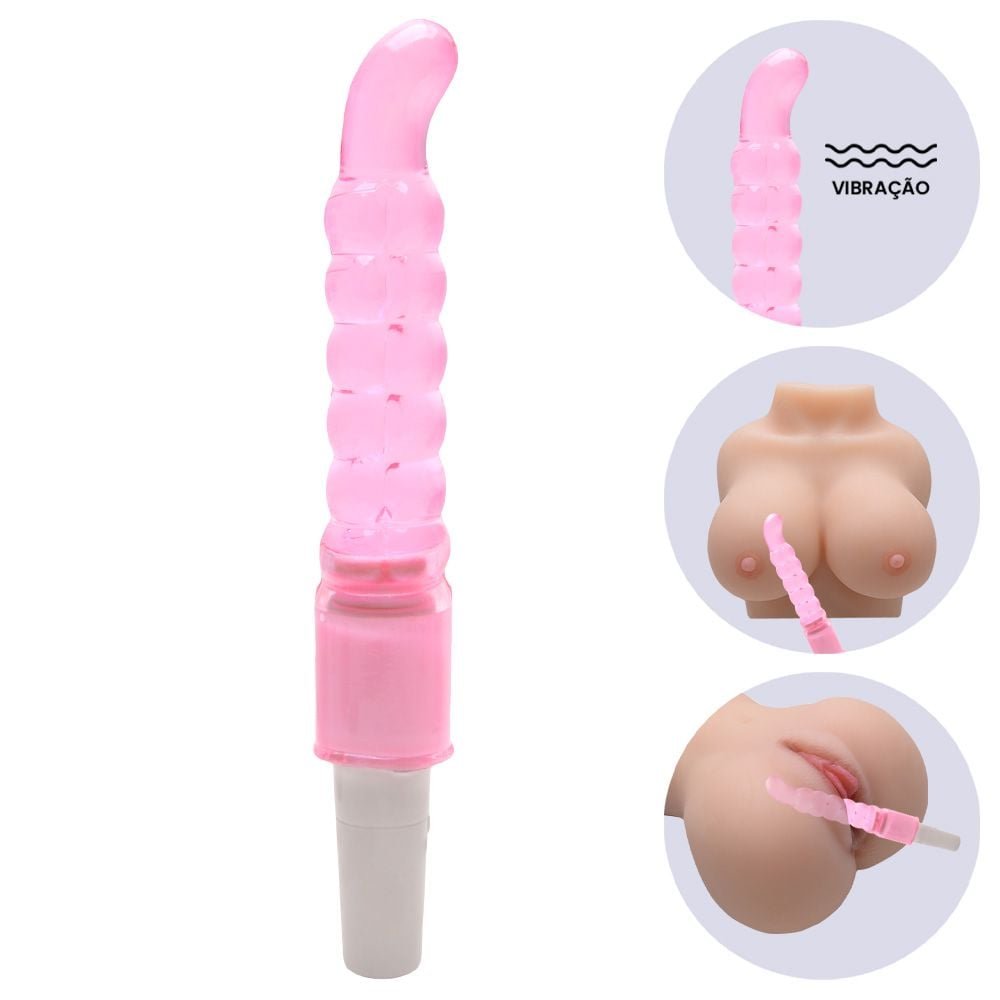 Vibrador Com Ondas Escalonadas 14 X 3cm Vipmix