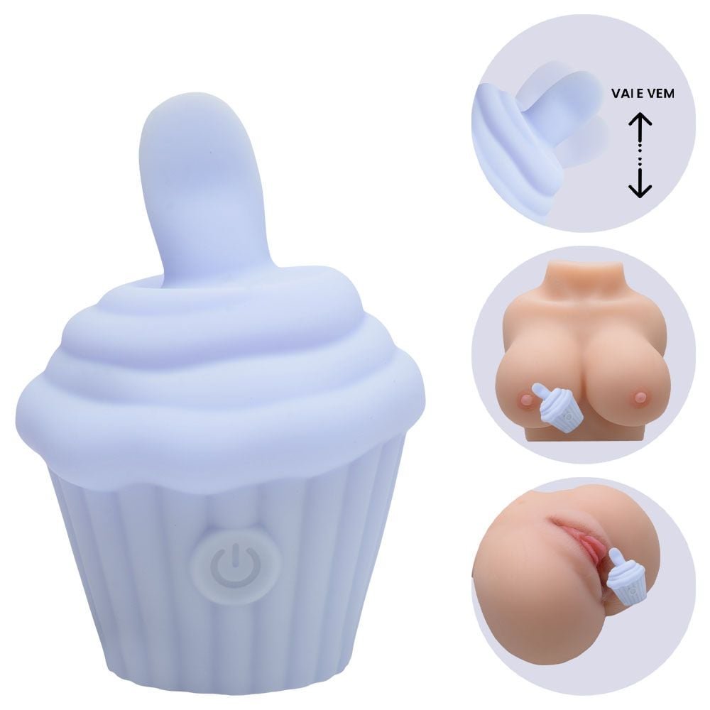 Vibrador Cupcake 10 Modos Estimuladores Sexy Import