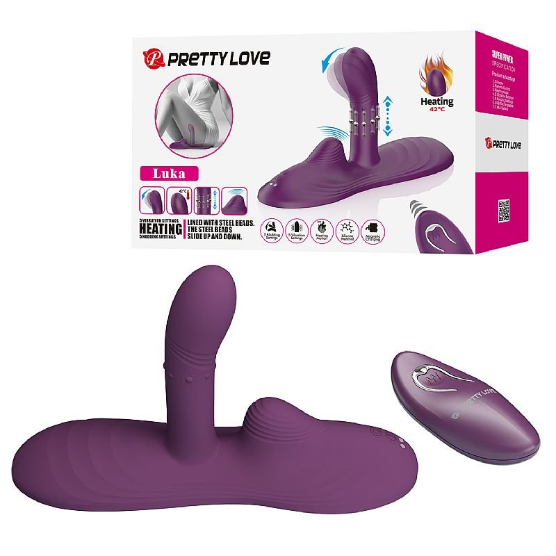 Vibrador de Cadeira com dedilhar e Aquecimento - Pretty Love
