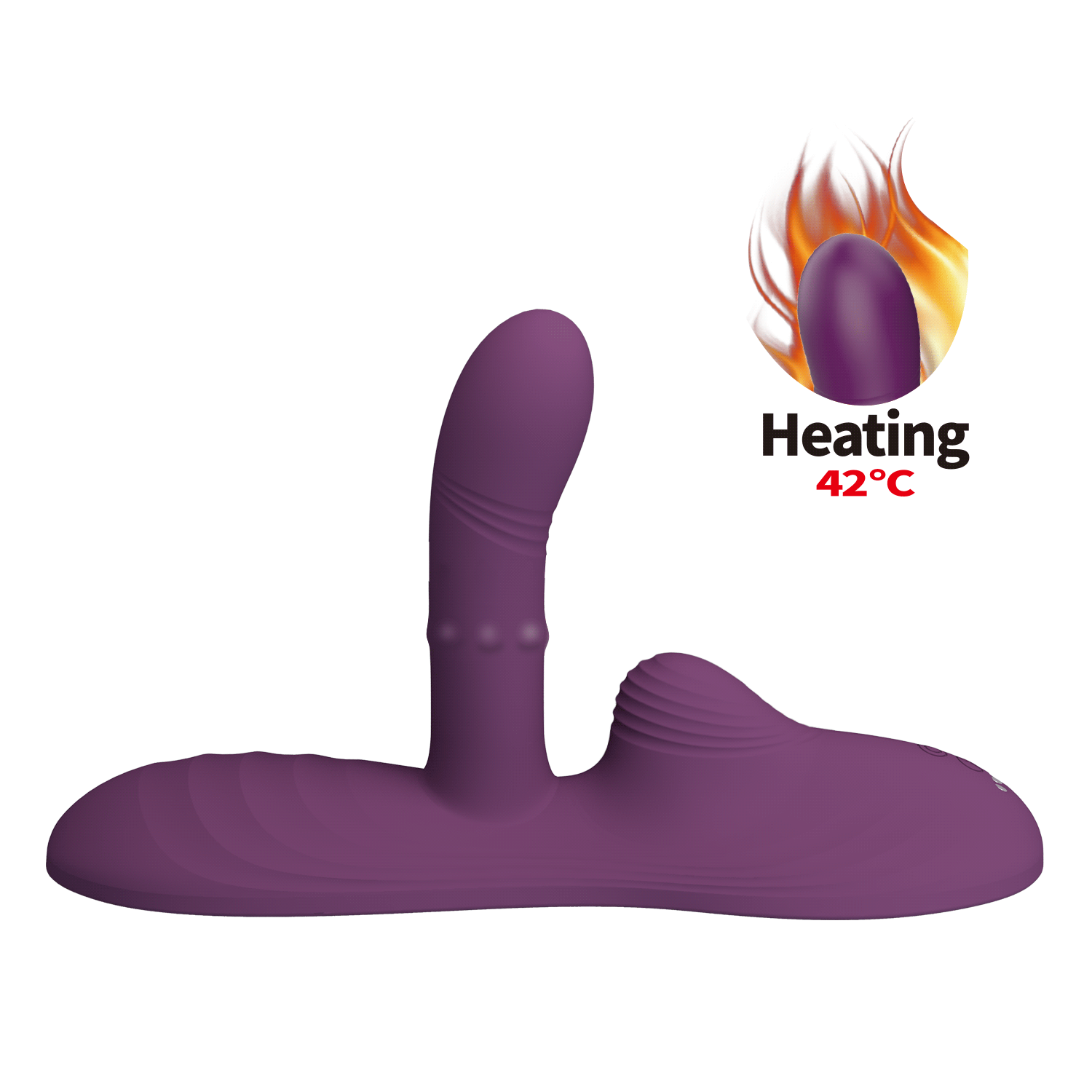 Vibrador de Cadeira com dedilhar e Aquecimento - Pretty Love
