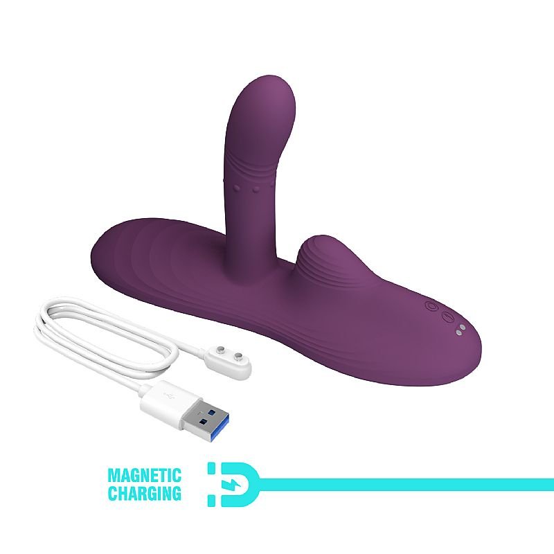 Vibrador de Cadeira com dedilhar e Aquecimento - Pretty Love