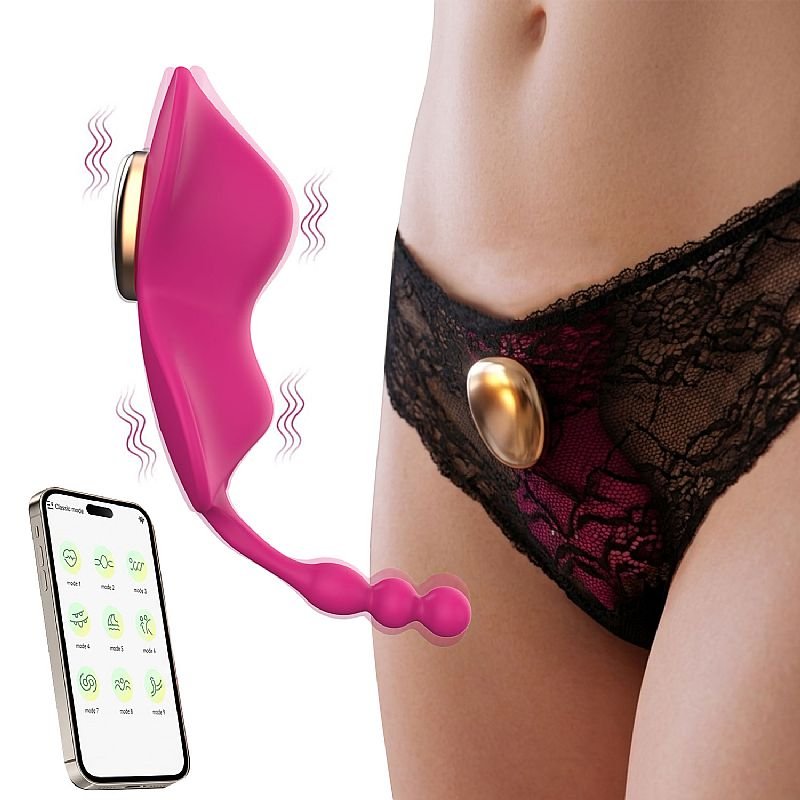 Vibrador de Calcinha - À Longa distância App - Rosa