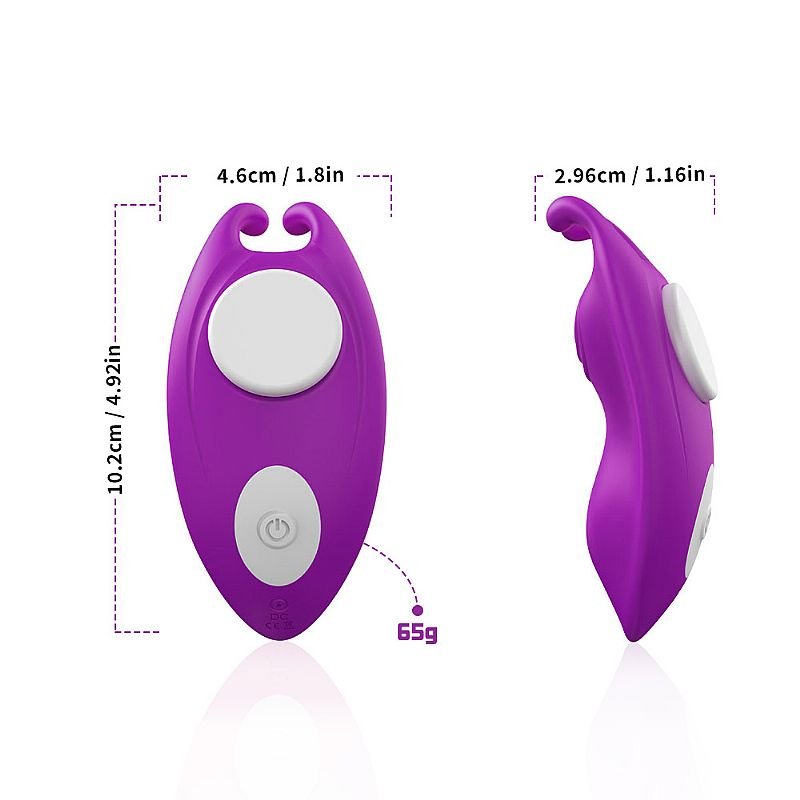 Vibrador de Calcinha - Borboleta Buzzy - via APP - À Longa Distância
