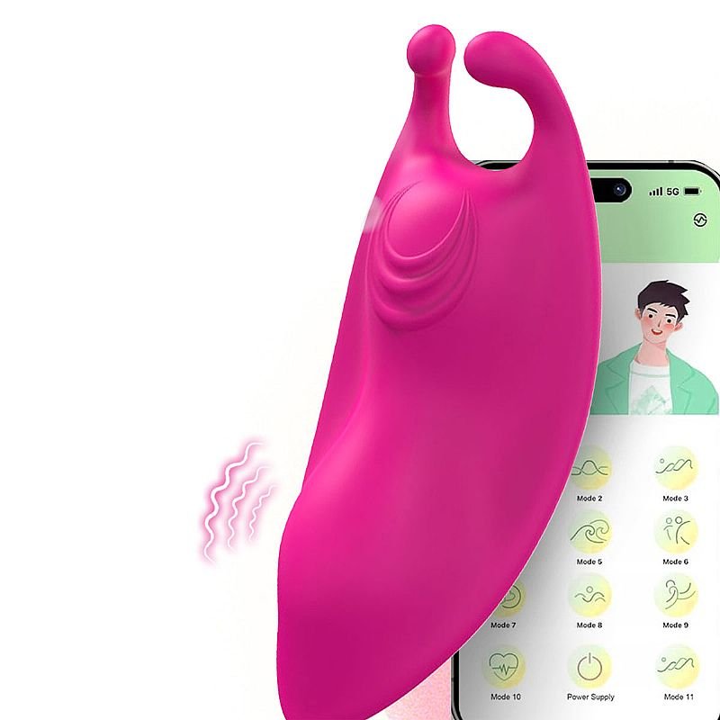 Vibrador de Calcinha - Borboleta Buzzy - via APP - À Longa Distância