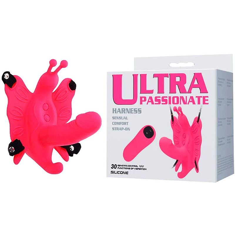 Vibrador de calcinha - Borboleta Ultra Passionate Soft Touch + Controle sem Fio - Pretty Love
