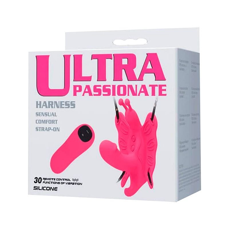 Vibrador de calcinha - Borboleta Ultra Passionate Soft Touch + Controle sem Fio - Pretty Love