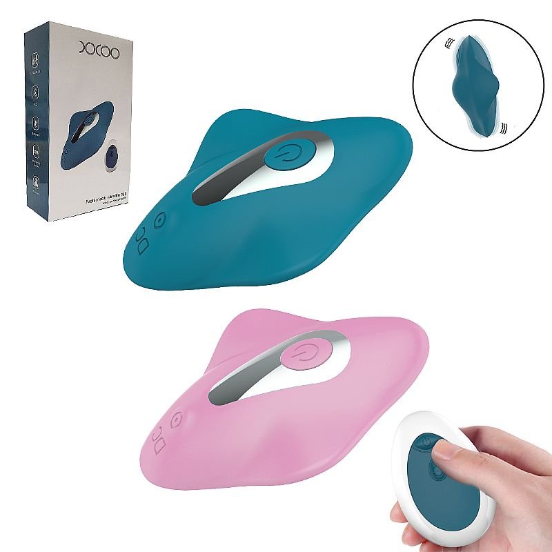 Vibrador de calcinha com Controle - Recarregável - Xocoo - Green Baby - Verde Escuro