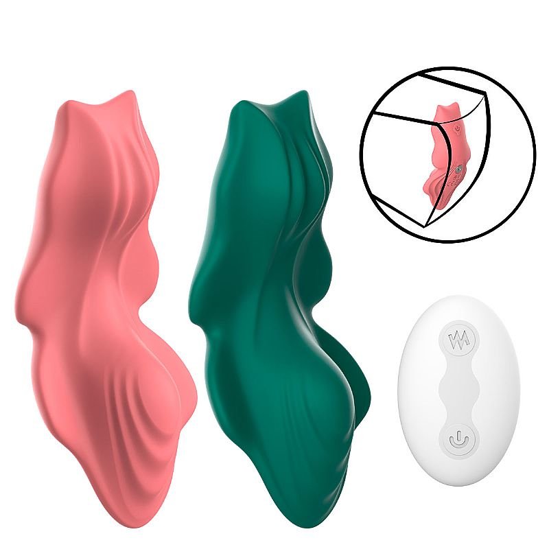 Vibrador de Calcinha com Controle Remoto - Selim - Verde