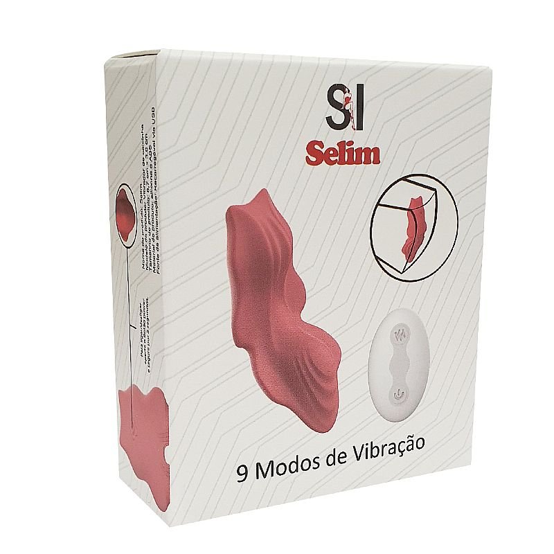 Vibrador de Calcinha com Controle Remoto - Selim - Rosa