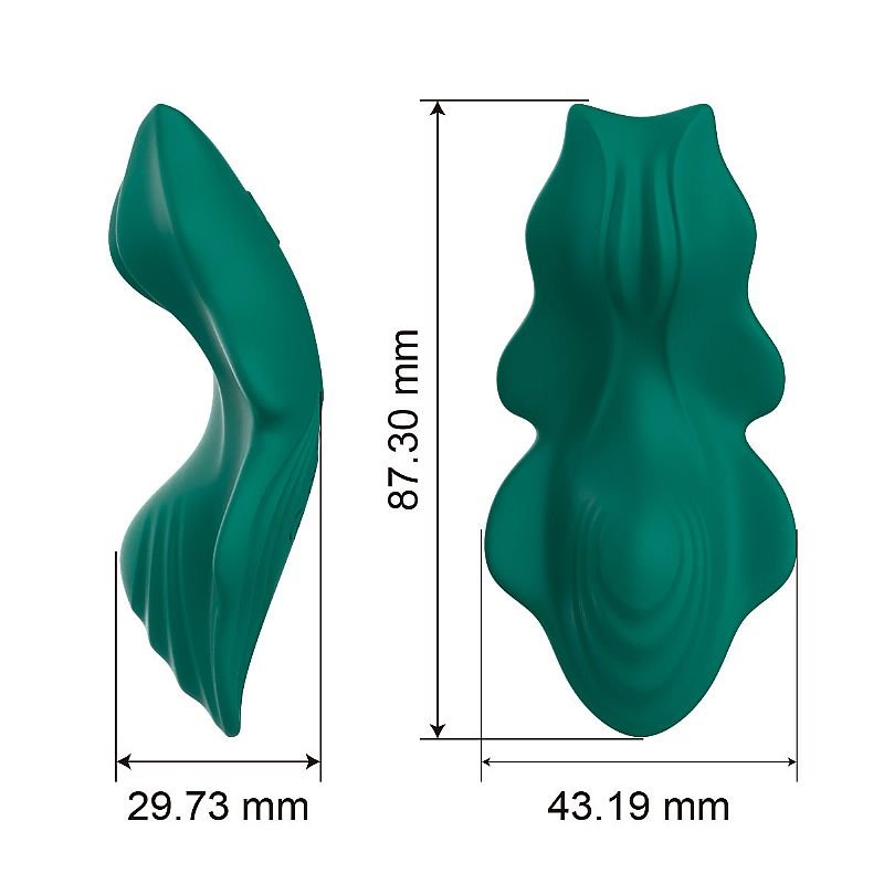 Vibrador de Calcinha com Controle Remoto - Selim - Verde
