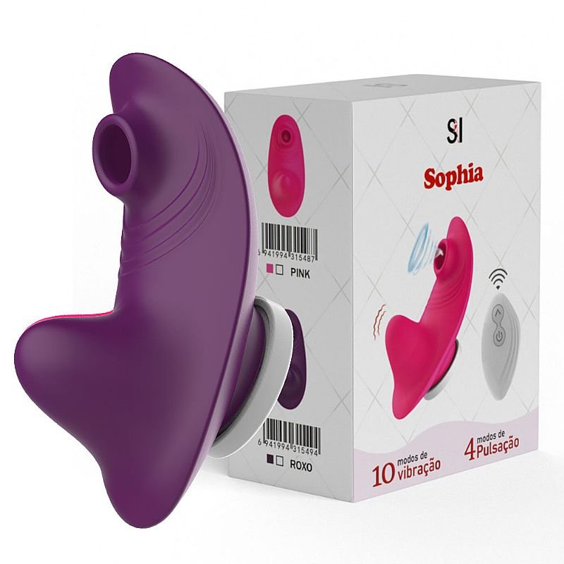 Vibrador de Calcinha com Controle Remoto - Sophia - Roxo